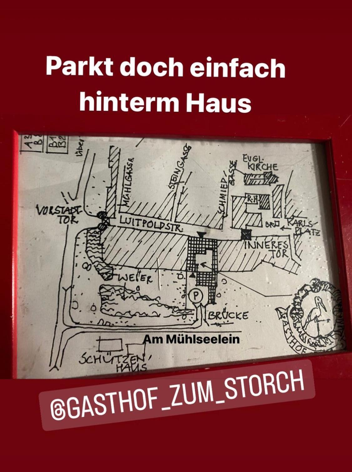 Gasthof Zum Storch プリッヒゼンシュタット エクステリア 写真