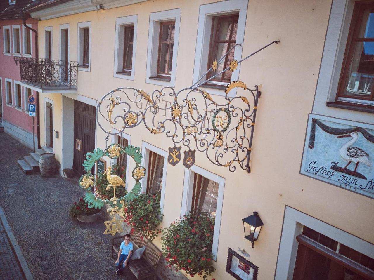 Gasthof Zum Storch プリッヒゼンシュタット エクステリア 写真